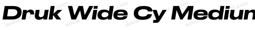 Druk Wide Cy Medium Regular字体转换